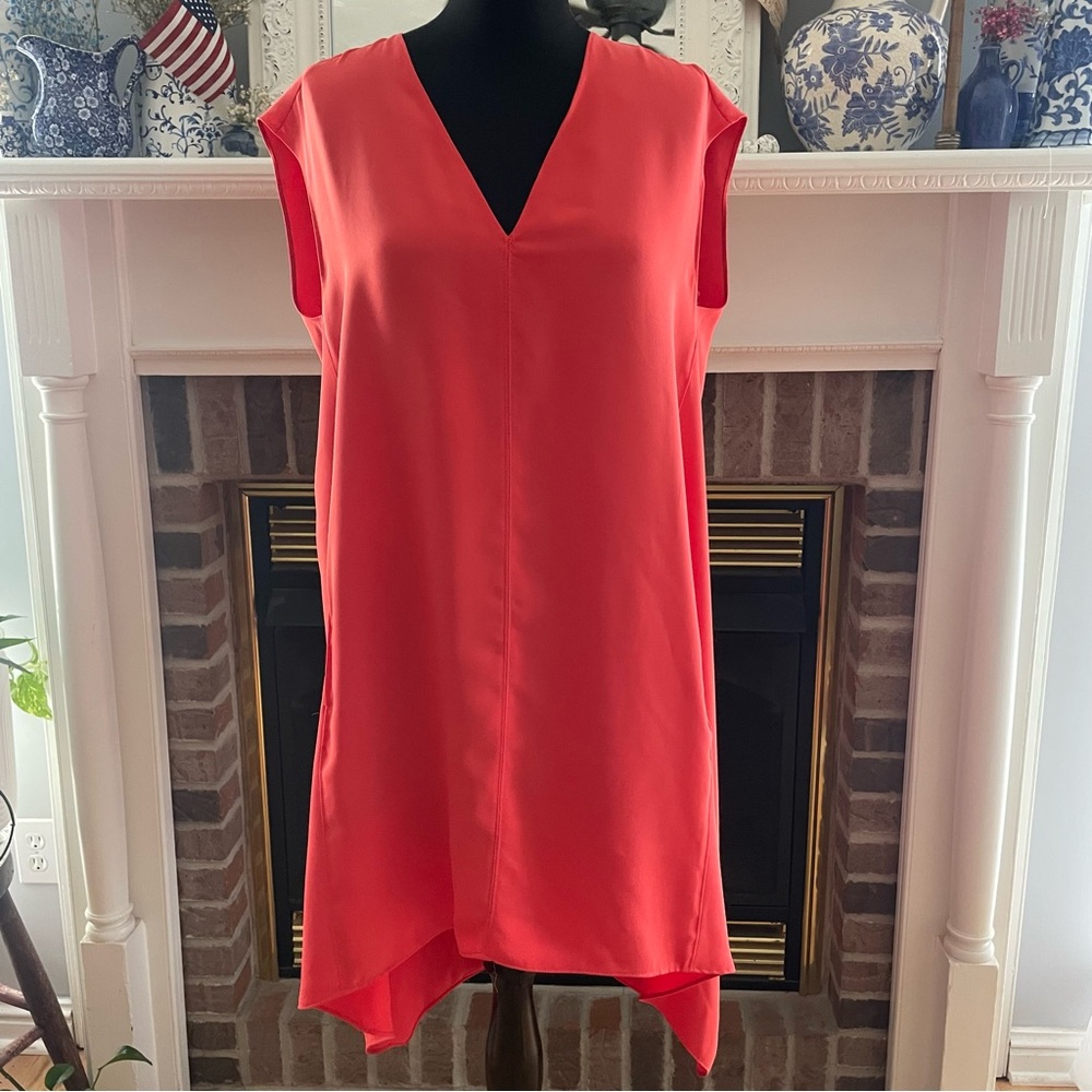 RACHEL Rachel Roy Vibrant Coral Dress